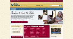 Desktop Screenshot of enterthebible.org